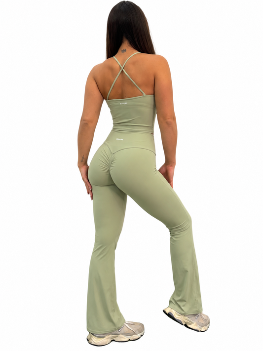 LEGGING FLARE VERDE